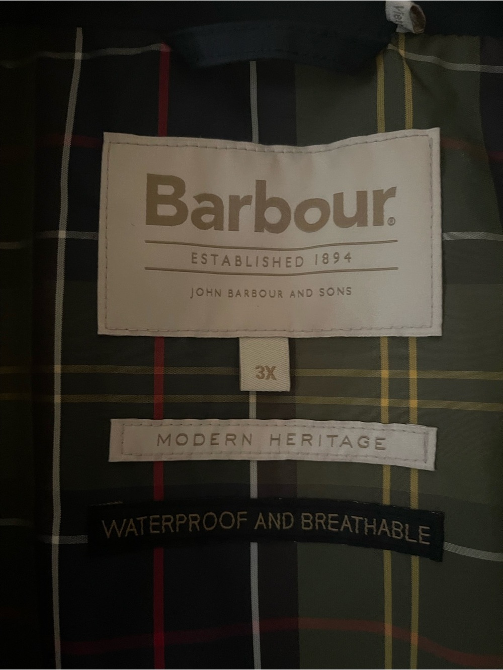 Barbour Camilla Jacket Plus. Size 3X Women #395 - Picture 10 of 13